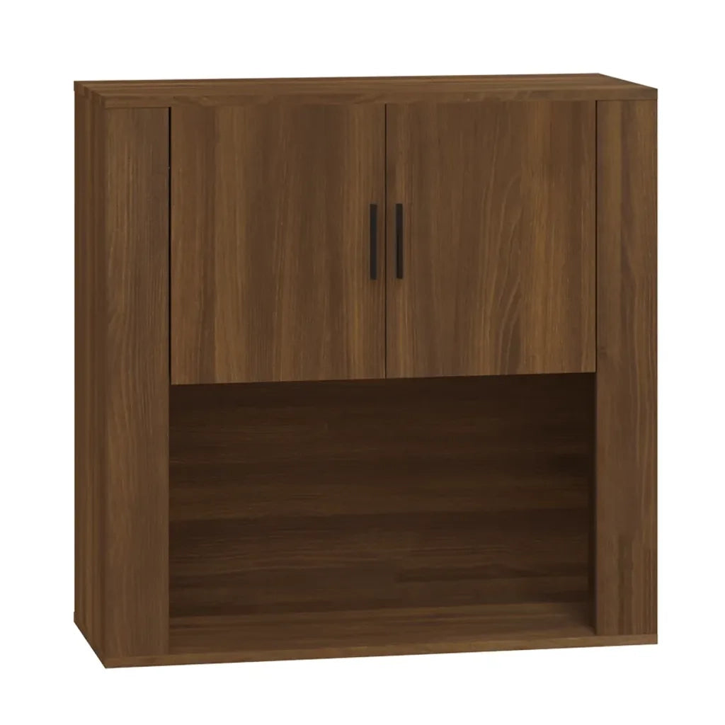 Armadietto a Muro Rovere Marrone 80x33x80 cm Legno Multistrato cod mxl 26670