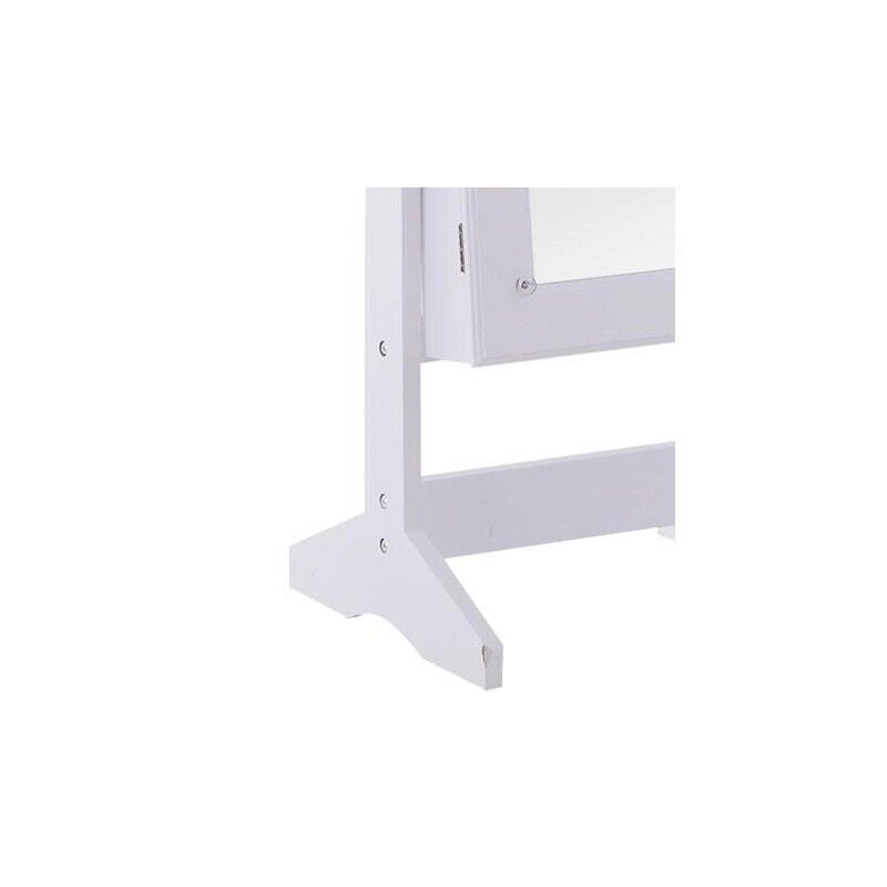 ARMADIO PORTAGIOIE A SPECCHIO CON 20 LUCI LED BIANCO 40 X 37 X 146 CM