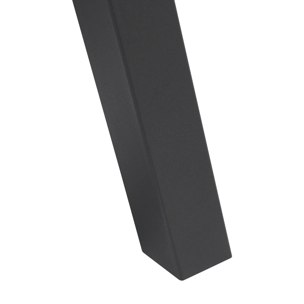 Set di 2 gambe per tavolo da arredamento moderno design originale fai da te acciaio Heustreu 40 x 40 cm nero 03_0009668