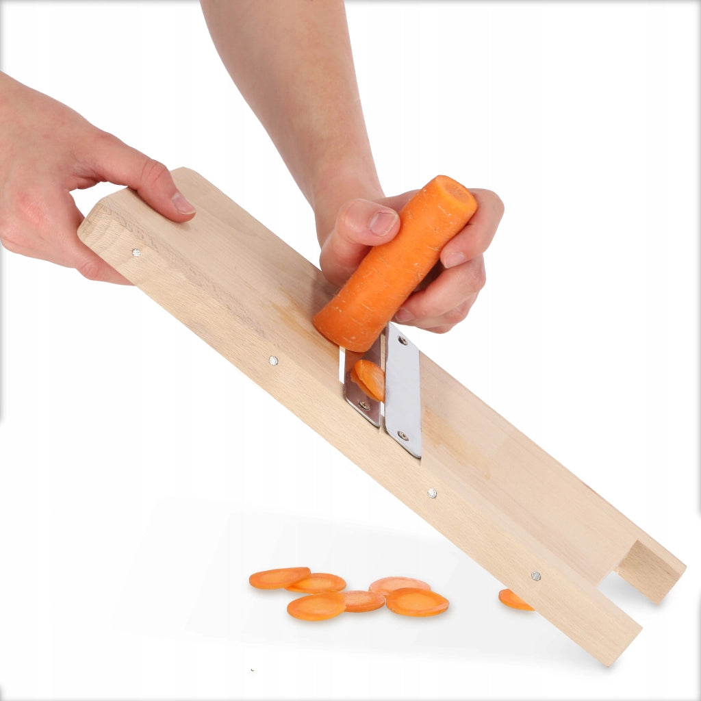 Grattugia manuale in legno KADAX per cavolo, verdure e cetrioli, 35 cm