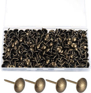 320 pezzi di punzoni vintage a spillo per sedie, letto e mobili - 11 x 17 mm (bronzo)