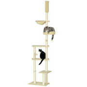 ¨¢rbol para Gatos ¨C zephmum ¨C Beige 230-250 cm