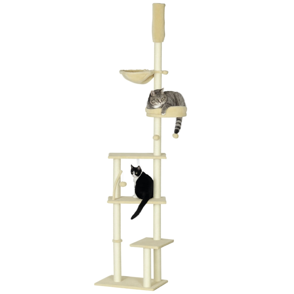 ¨¢rbol para Gatos ¨C zephmum ¨C Beige 230-250 cm