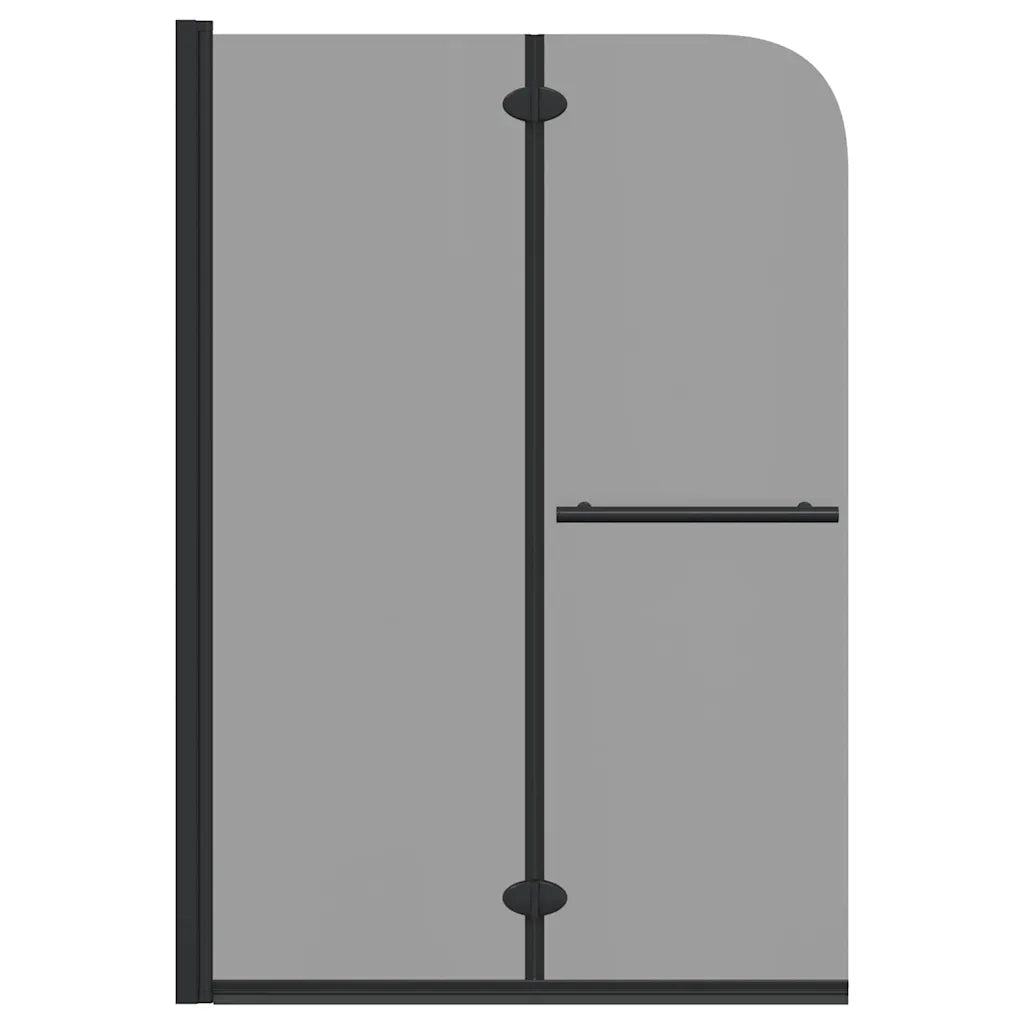 Involucro Doccia Nero 120 x 140 cm Vetro ESG e Alluminio 42018545