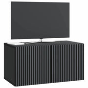 Mobile TV da Muro | Armadietto TV | Mobile Porta TV Nero 59,5 x 31 x 30 cm