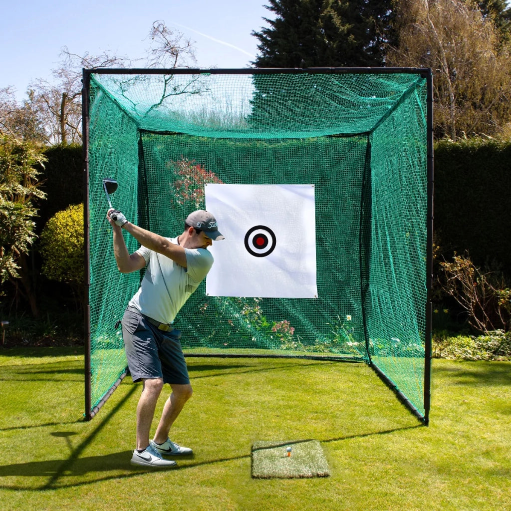 Gabbia di allenamento golf 10ft 3m alto impatto che colpiscono la rete Tappetino erba artificiale