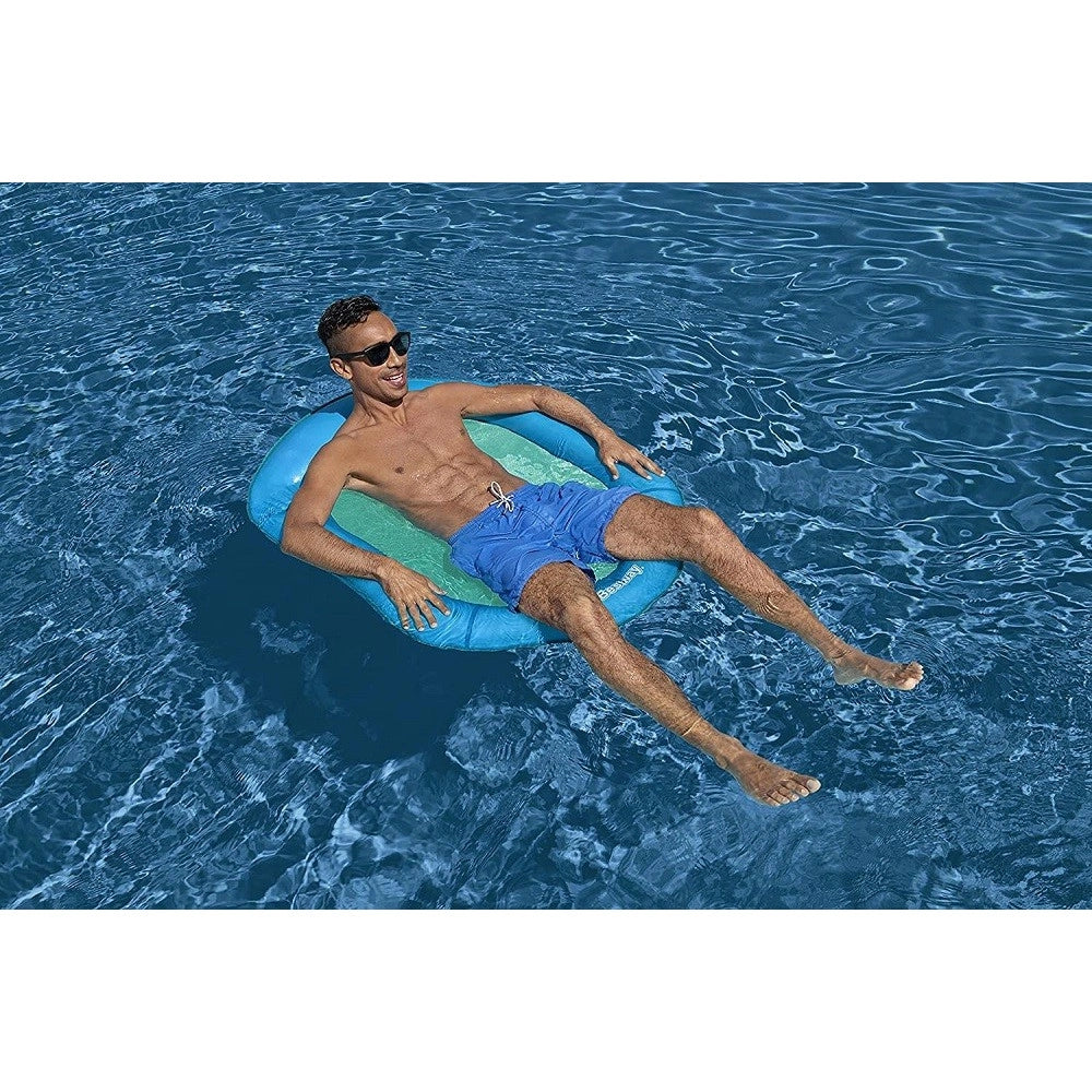 Trade Shop - Poltrona Lounge-sedia Flex N Fold Galleggiante Piscina Estate 106x95x16cm 43551 -
