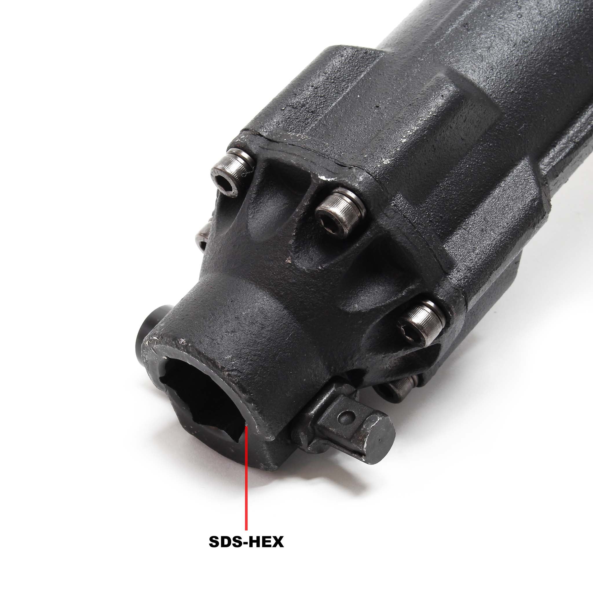 Martello demolitore 2.5 CV 55J 1500 giri/min attacco esagonale con 2 scalpelli