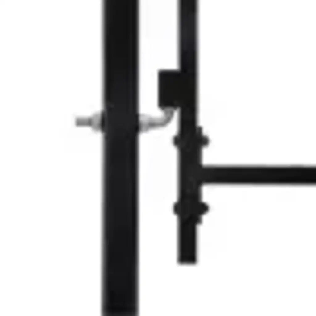 Cancello per recinzione a doppia porta Woerden con punta a lancia 400x149,5 cm 144360