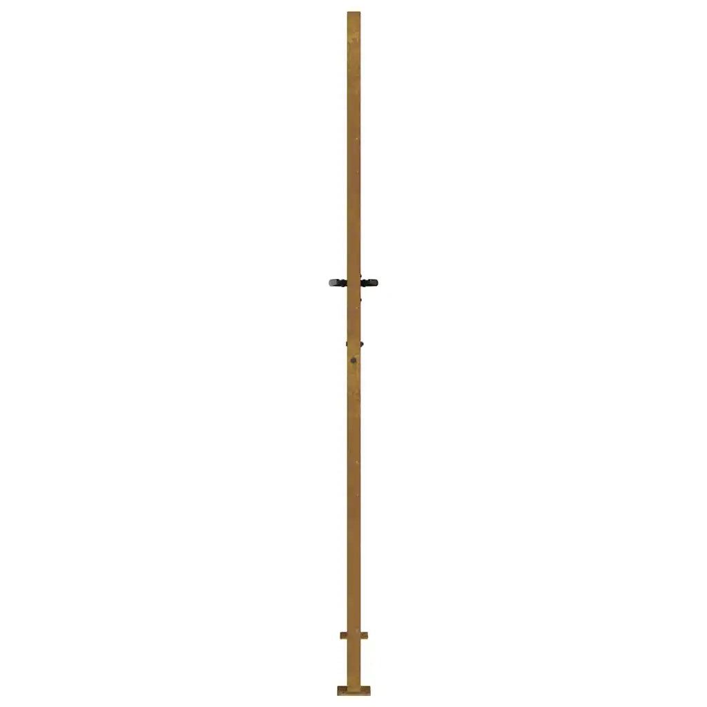 Cancello da giardino 100x175 cm in acciaio Corten con design ad albero 153164