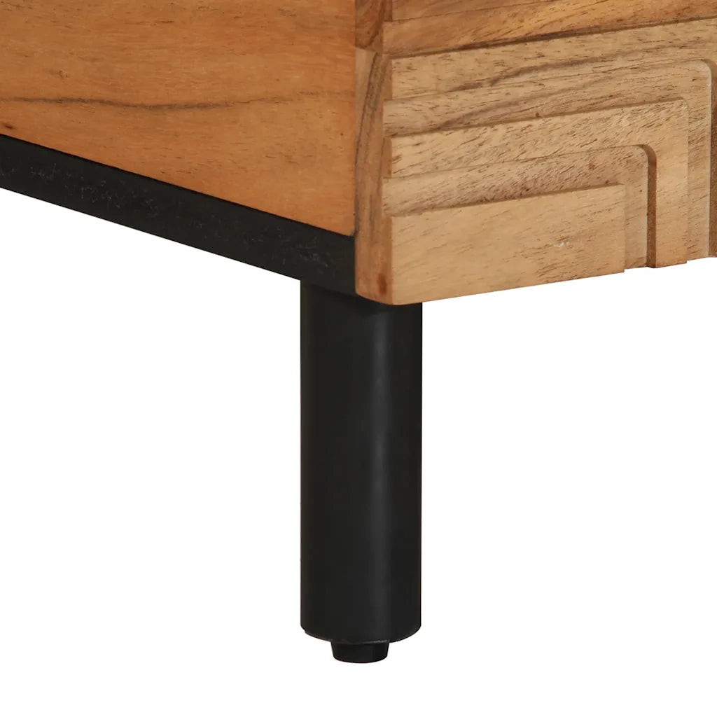 Tavolino da salotto | Tavolino da caff¨¨ | Tavolino da Soggiorno 80x50x40 cm Legno Massello di Acacia
