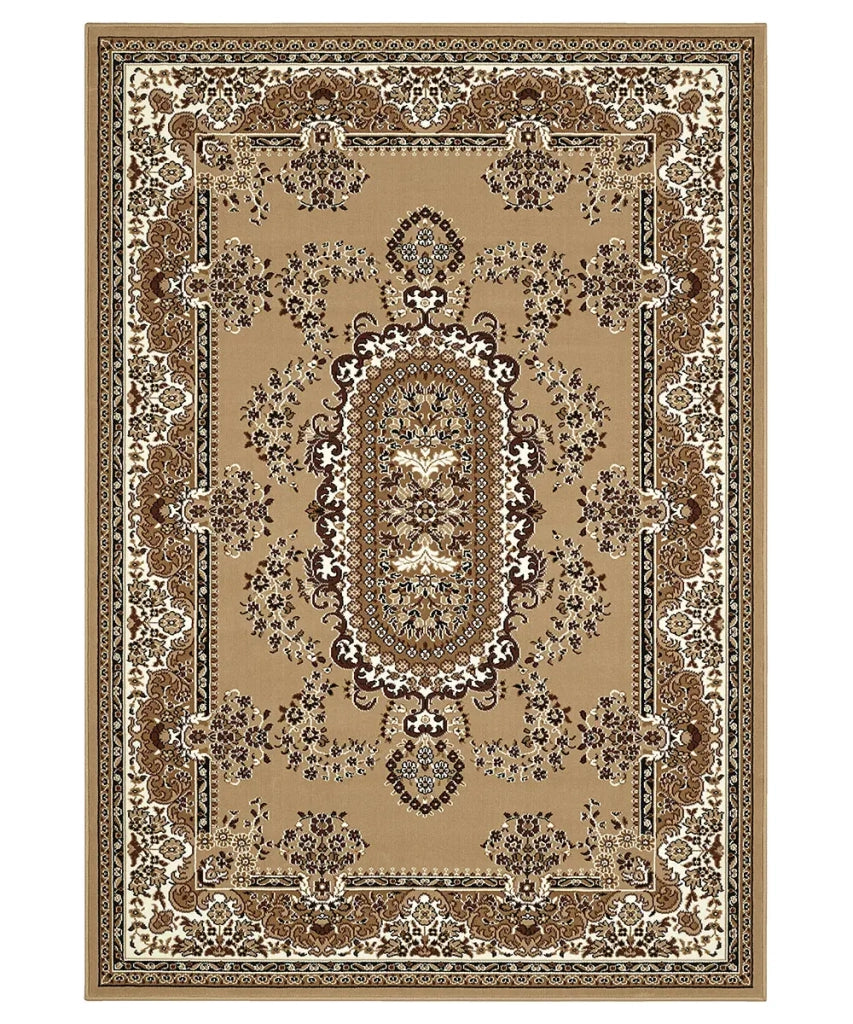 Tappeto ROYAL SHIRAZ 2063 BEIGE cm.240x330 arredo salotto disegno moderno geometrico arredo casa