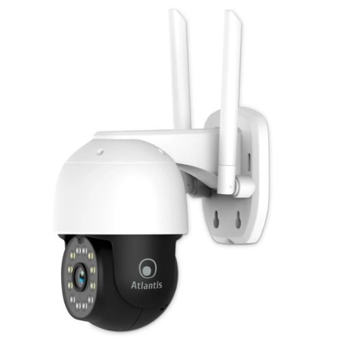 Videocamera atlantis smartcam a14-sc970-pt wl outdoor motorizzata 4mpx fhd 1980x1080p h.264 25fps 6x ir led 12m
