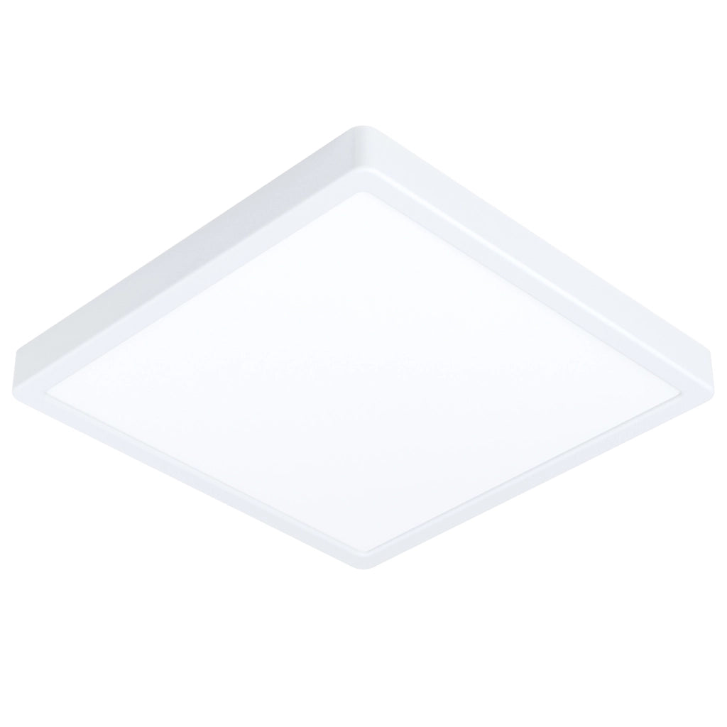 Plafoniera Moderna Fueva 5 In Acciaio Bianco Led Integrato 20,5W 3000K Ip44