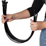 Caviatori in acciaio nero da 500 x 76 mm - 100 pezzi - 55 kg di resistenza al trascinamento - per gestione di cavi - estremamente robusti - lunghi - resistente alle alte temperature - resistente ai prodotti chimici - duraturo