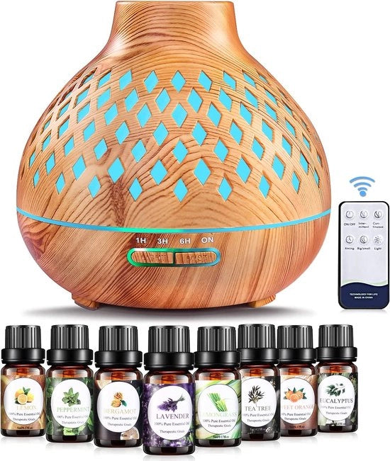 Diffusore di Aromi - Purificatore dell'aria per spazi ampi | Regalo di lusso per il benessere | Accessori per la rilassamento – Diffusore di Aromi