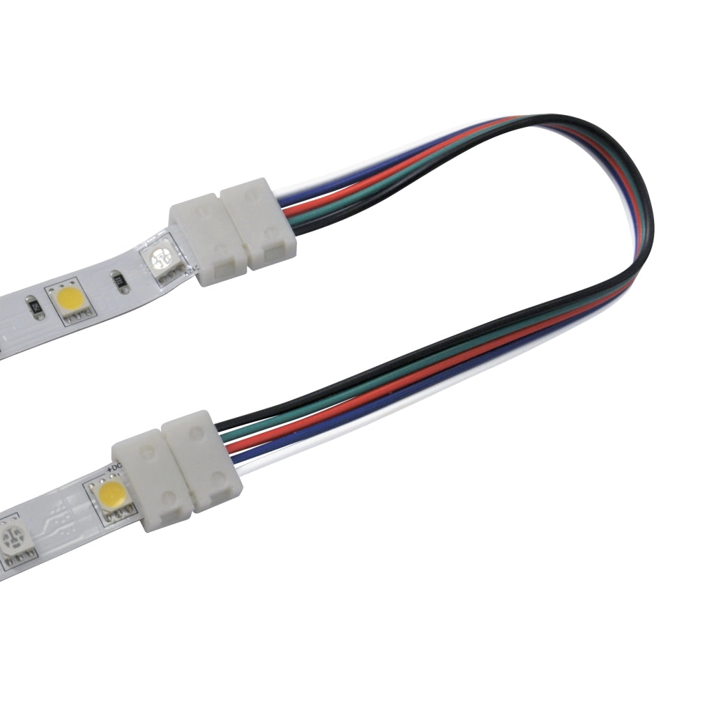 Connettore angolare LED RGBW 10mm 5 pin 12-24V Polux