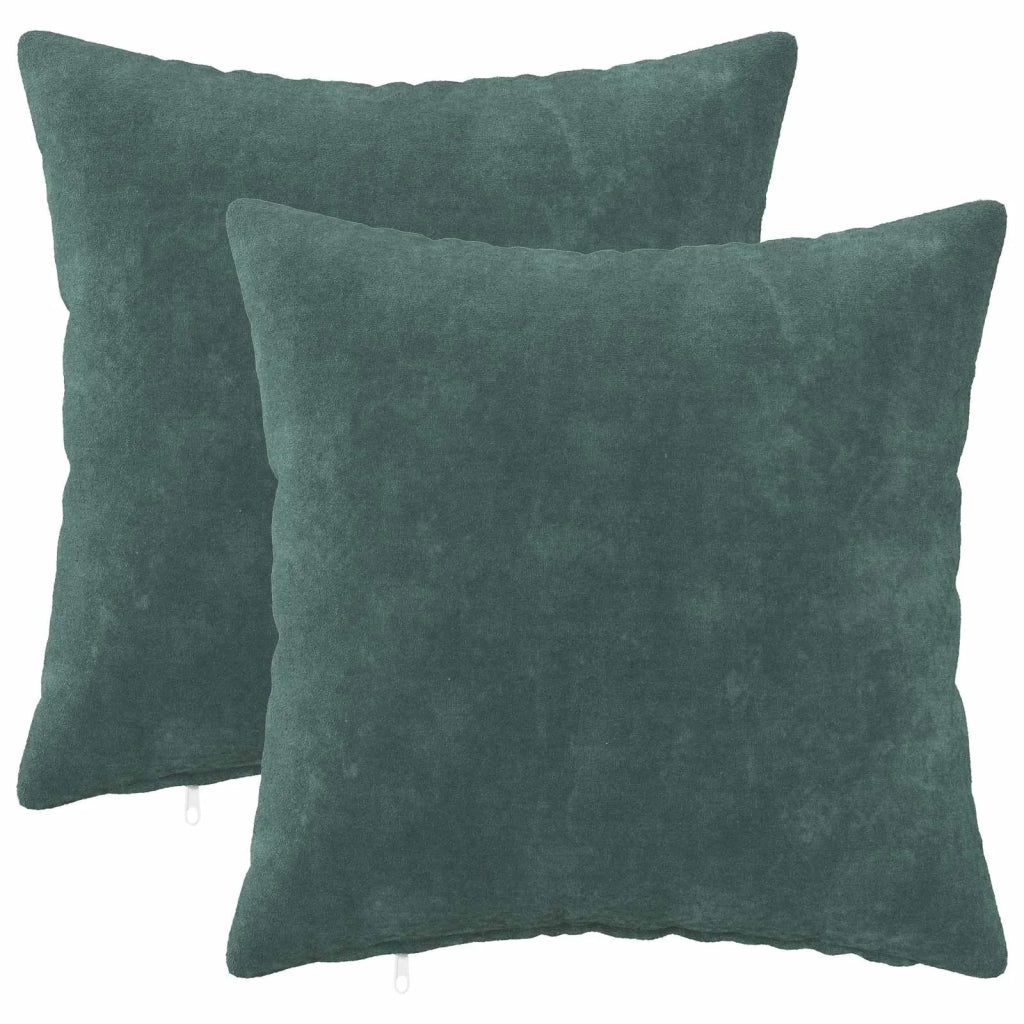 Cuscino con cuscino HEERLEN 2 pz Blu mare Fleece in microfibra 927109