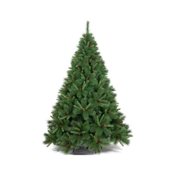 Albero di natale d. 1,14 x h. 1,8 m con pigne tarvisio verde - 8009534011737