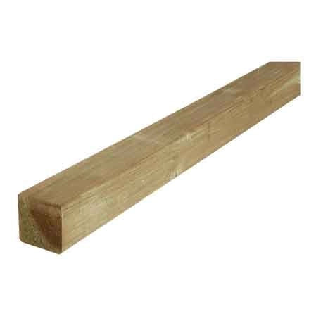 PALO QUADRO IN LEGNO cm 7x7x160h