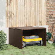 Garage per Robot Tosaerba Marrone 86x90x52/57 cm in Polyrattan 365405