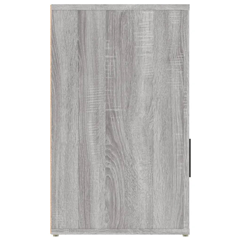 Comodino Grigio Sonoma 50x36x60 cm in Legno Multistrato 816726