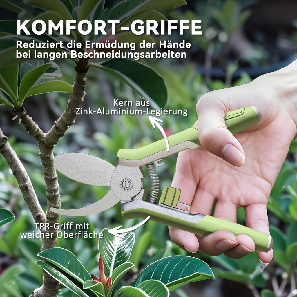 Set da Giardino 2 Pezzi ¨C Zephmum ¨C Verde e Argento Acciaio Inox