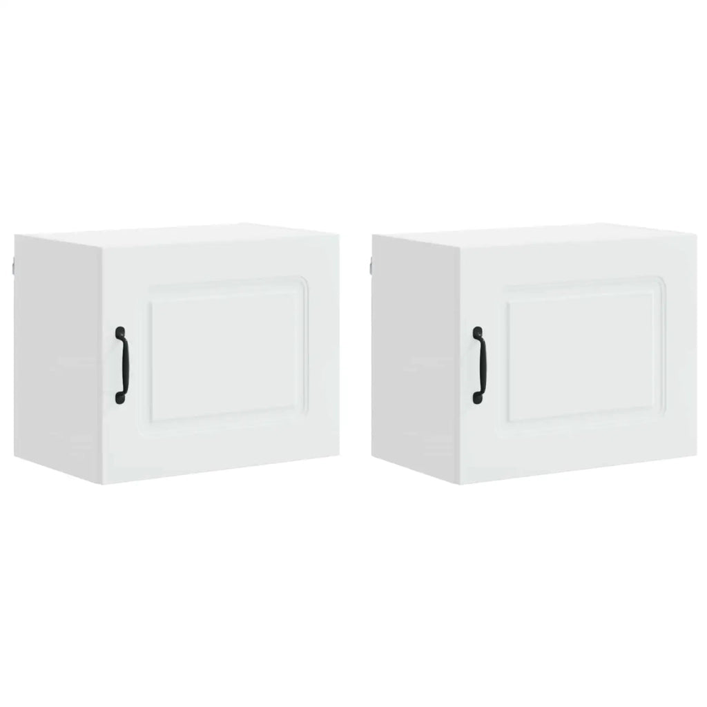 Mobile da cucina 2 pz-Set di 2 Armadio da cucina Bianco 50 x 31 x 40 cm Legno multistrato 122728