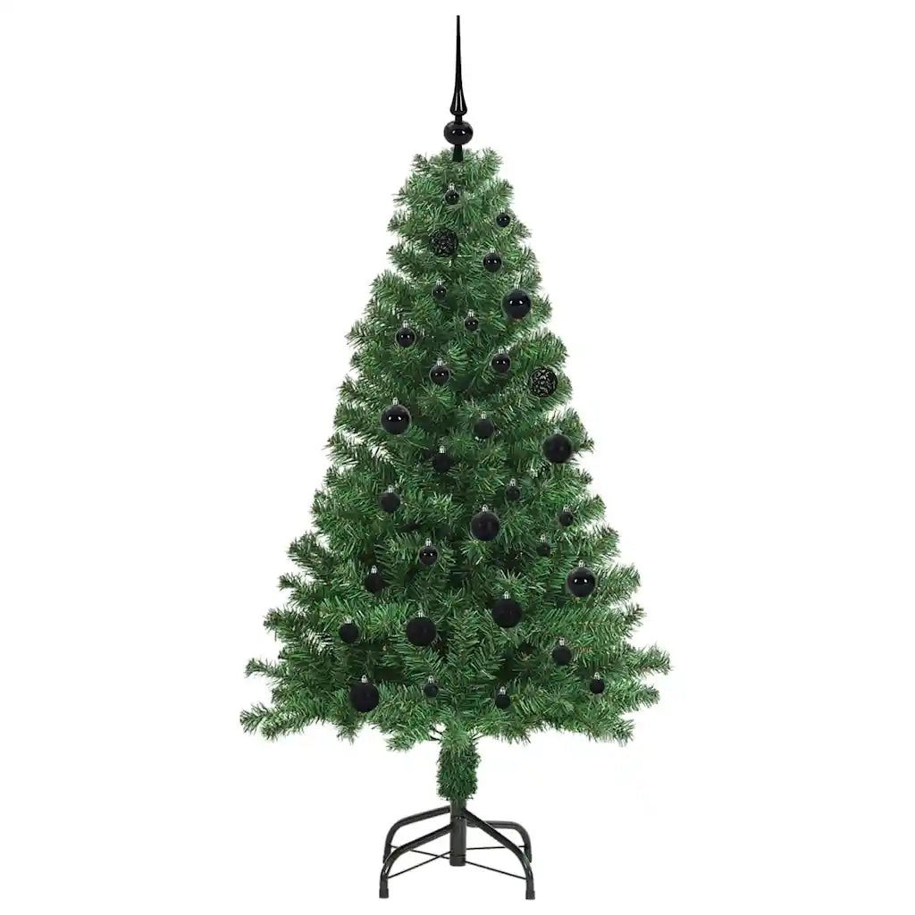 Albero di Natale | Decorazioni natalizie artificiale con 150 LED Verde 150 cm