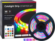 Lampade a LED a Striscia da 2m - Illuminazione con App e Controllo a Stelo, Sincronizzazione con la Musica e Illuminazione di Fondale per la TV per la Decorazione della Camera da Letto