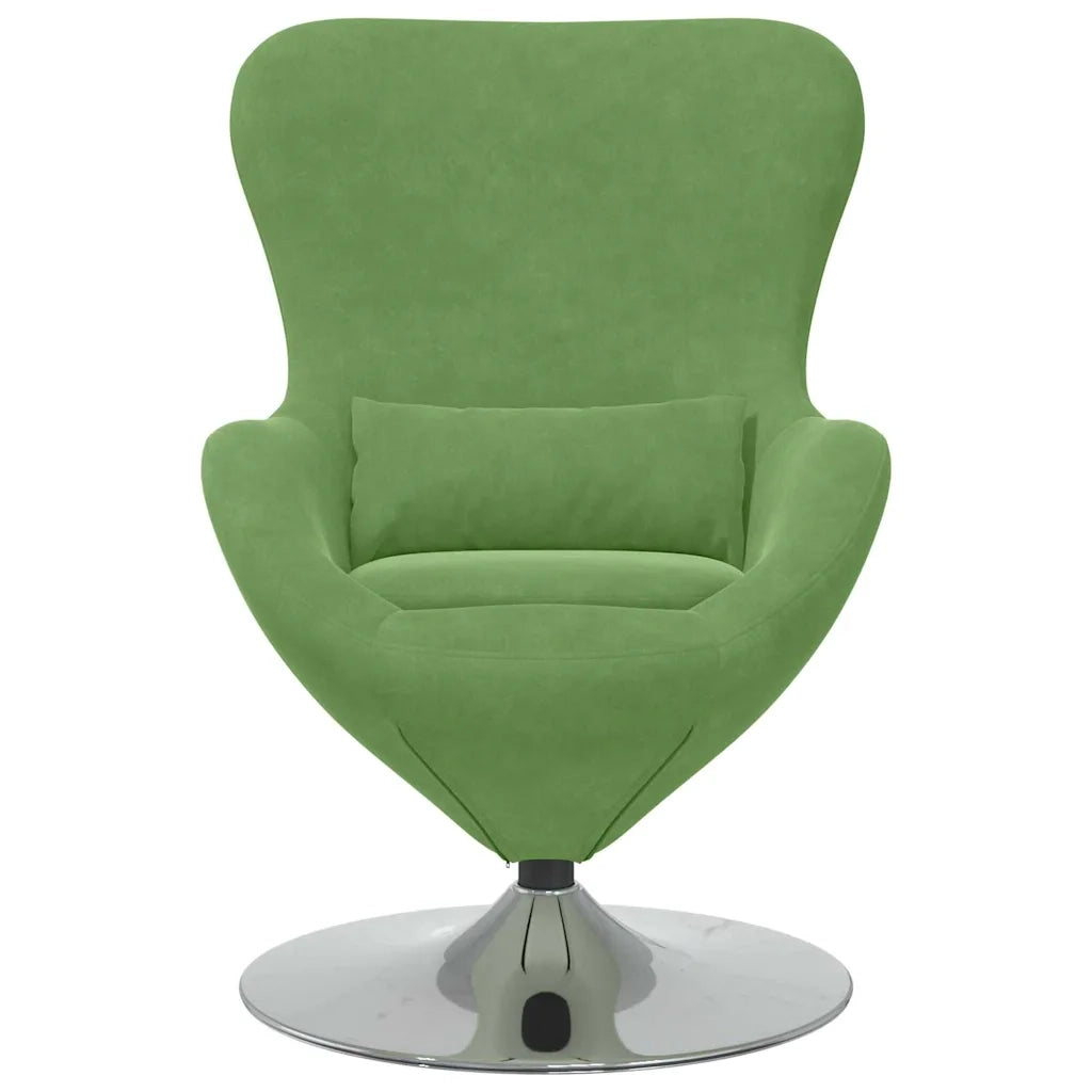 Poltrona uovo Verde chiaro Velluto 42002727
