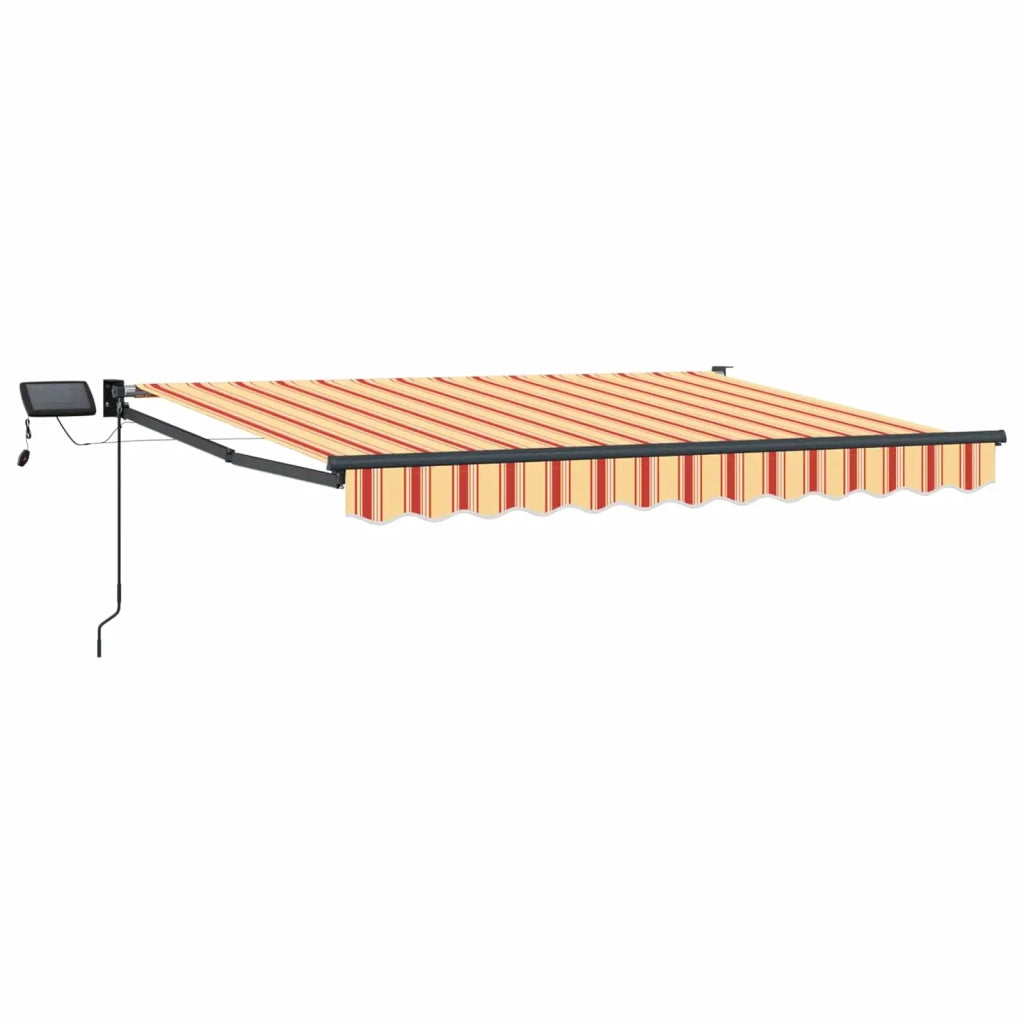 Tenda retrattile manuale con LED Multicolore 3,5 x 2,5 m 3419444