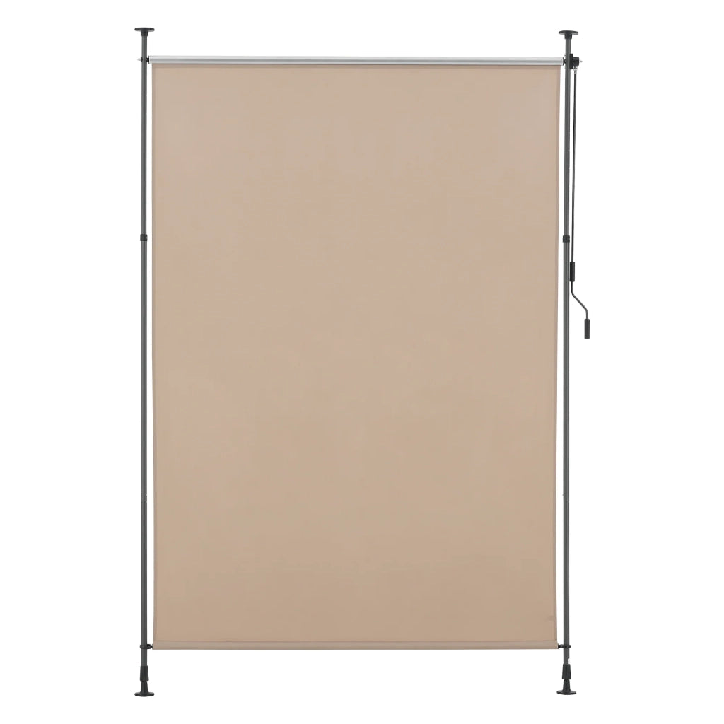 Tenda da esterno con aste telescopiche senza foratura 184 x 270 x 310 cm sabbia 03_0006570