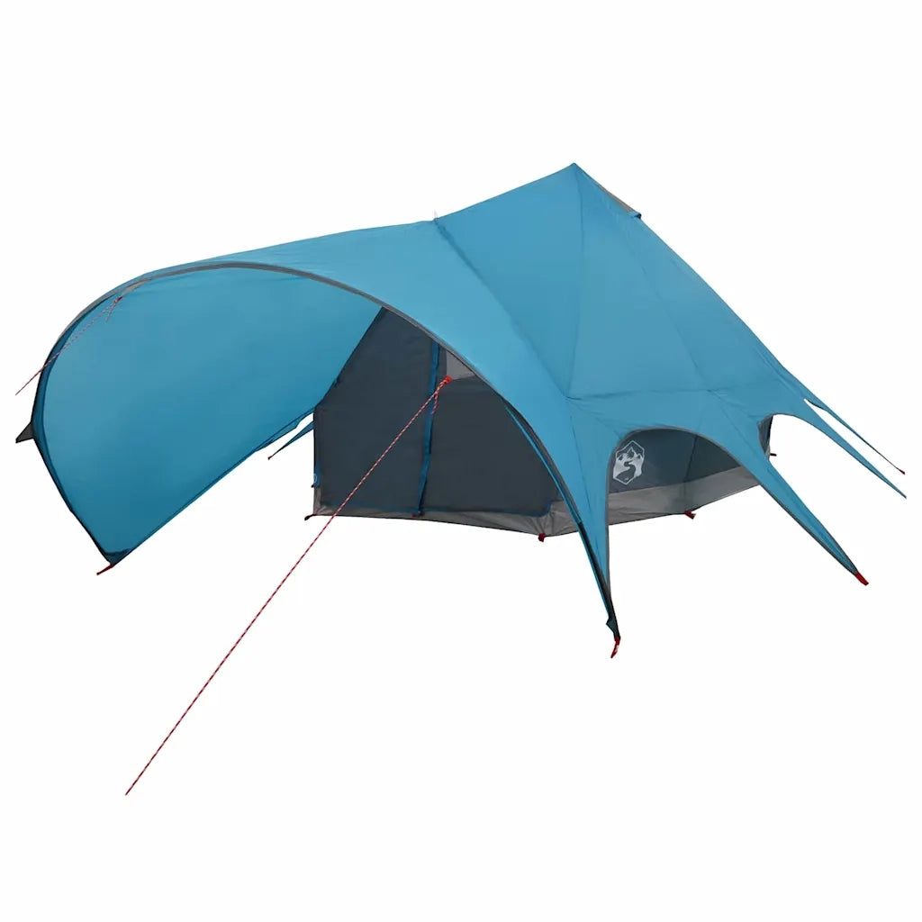 Tenda Teepee per 7 Persone Blu e Grigio 600 x 600 x 347 cm