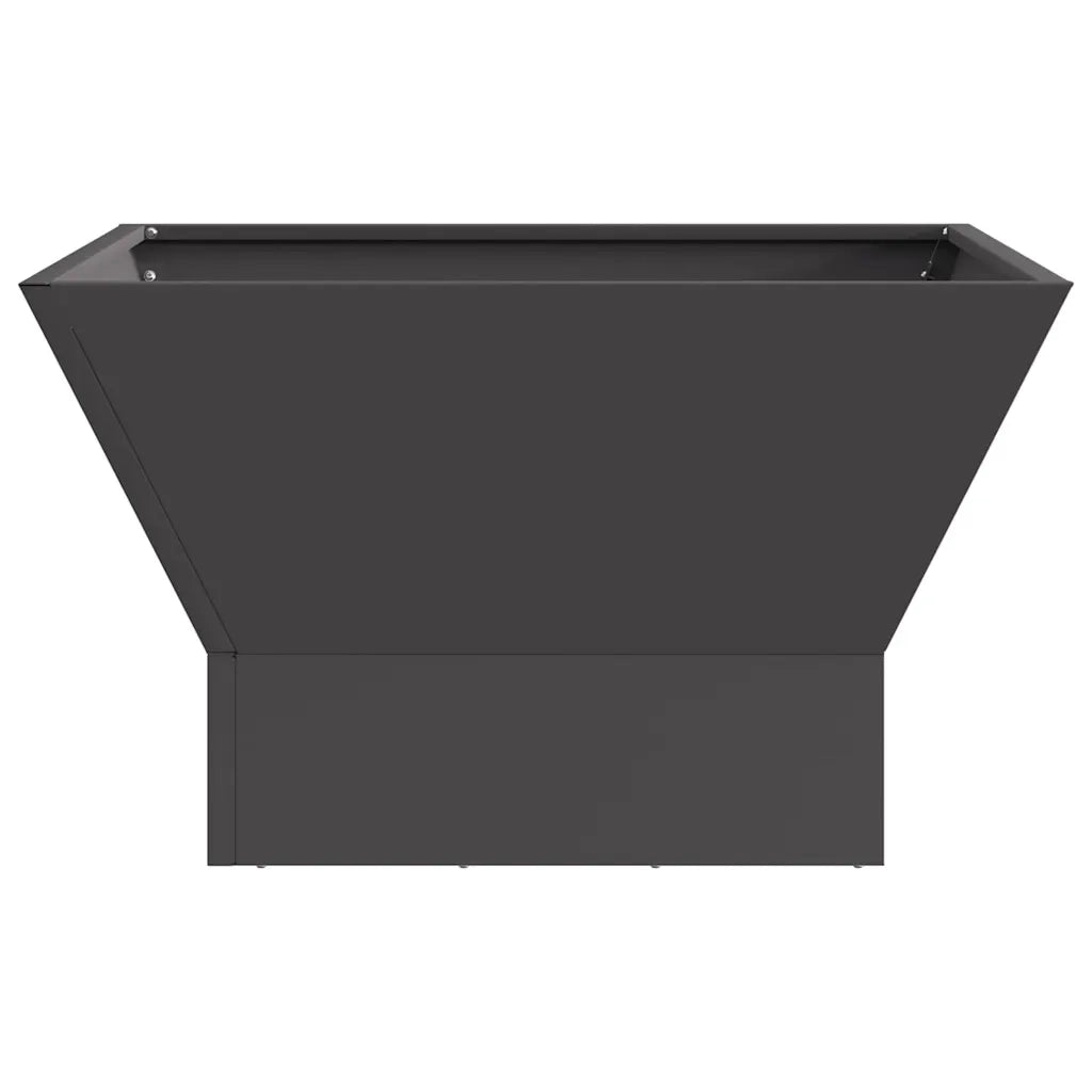 Braciere Nero 60 x 60 x 35 cm Acciaio Corten 858910