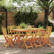 Sedie Bistro da Giardino 8 pcs Legno di Acacia Massello 3324842