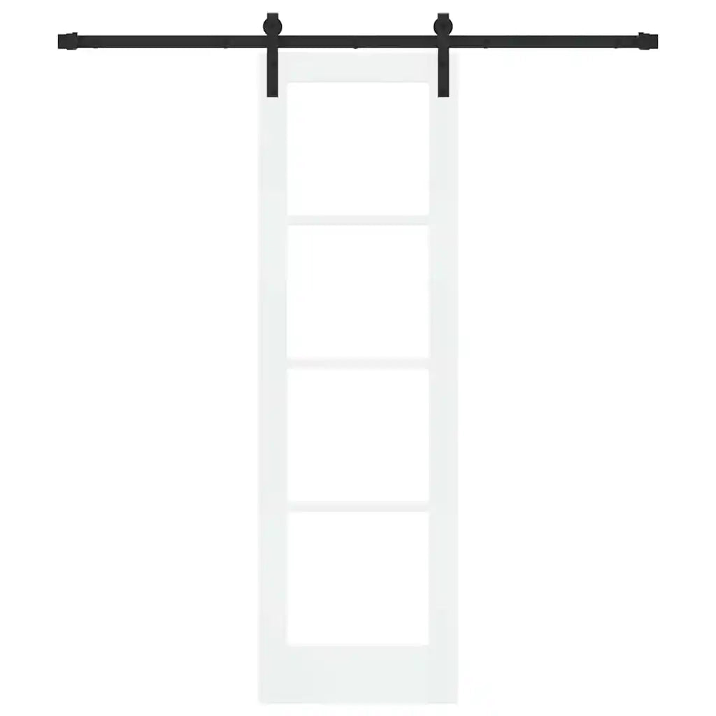 Porta scorrevole ORKDAL Bianco e Nero 61 x 198,5 cm 3331818