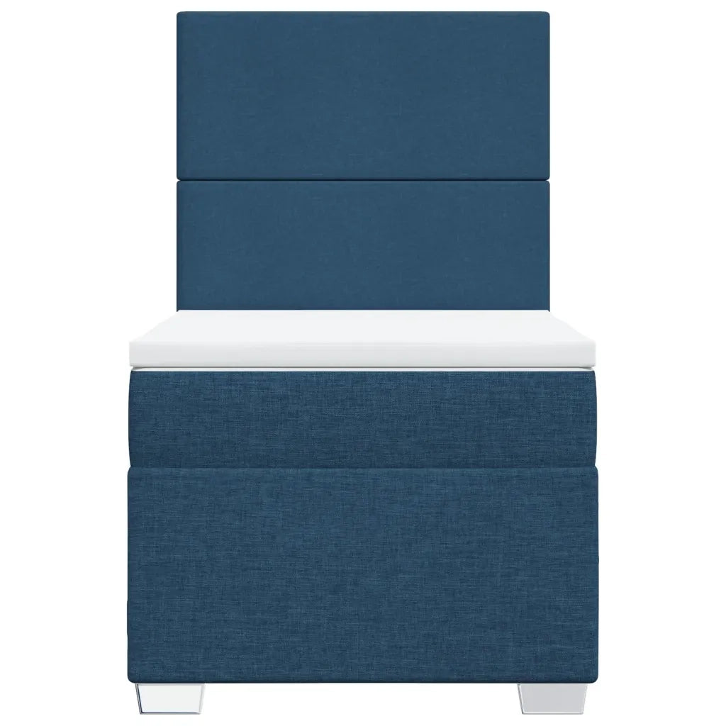 Giroletto a Molle con Materasso Blu 100x200 cm in Tessuto 3292698