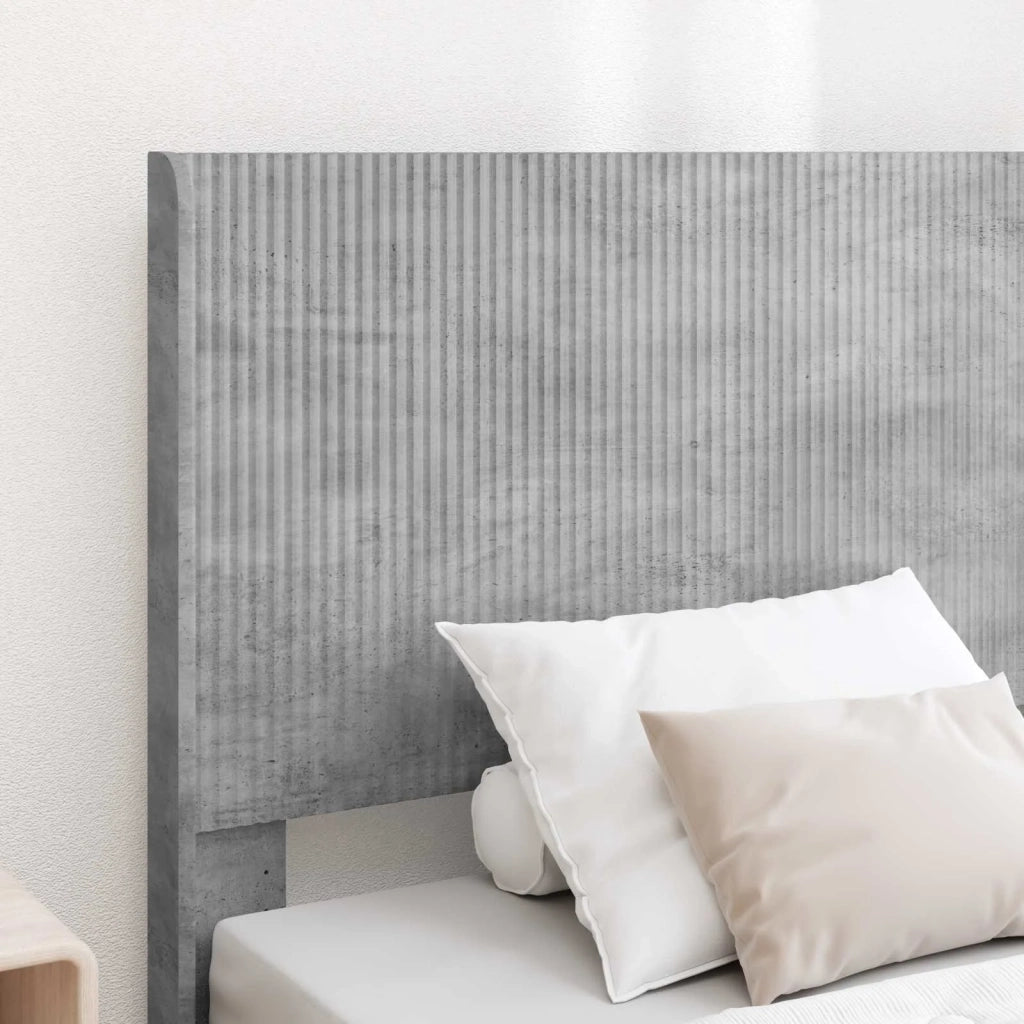 Struttura del letto con stoccaggio e testata Grigio Cemento 3414064