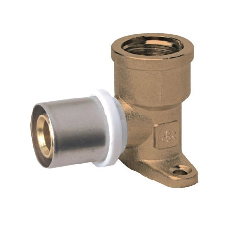 RACCORDO FEMMINA CON FLANGIA IBP A PRESSARE PER MULTISTRATO- 1/2x16- IBP- pezzi 1