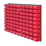 Pannello portautensili KADAX da parete per officina, 116x78 cm, 90 scomparti, garage, officina