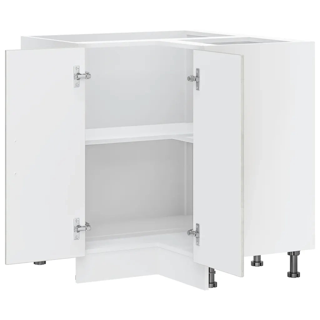 Mobile Base ad Angolo Cucina-Base ad Angolo Cucina Lucca Grigio Cemento in Truciolato