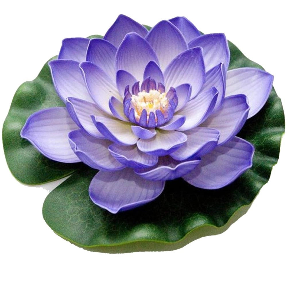 Velda Floating Lotus Foam Purple Ø28cm - decorazione sintetica galleggiante per laghetti