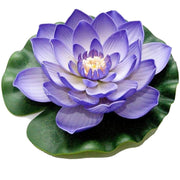 Velda Floating Lotus Foam Purple Ø28cm - decorazione sintetica galleggiante per laghetti