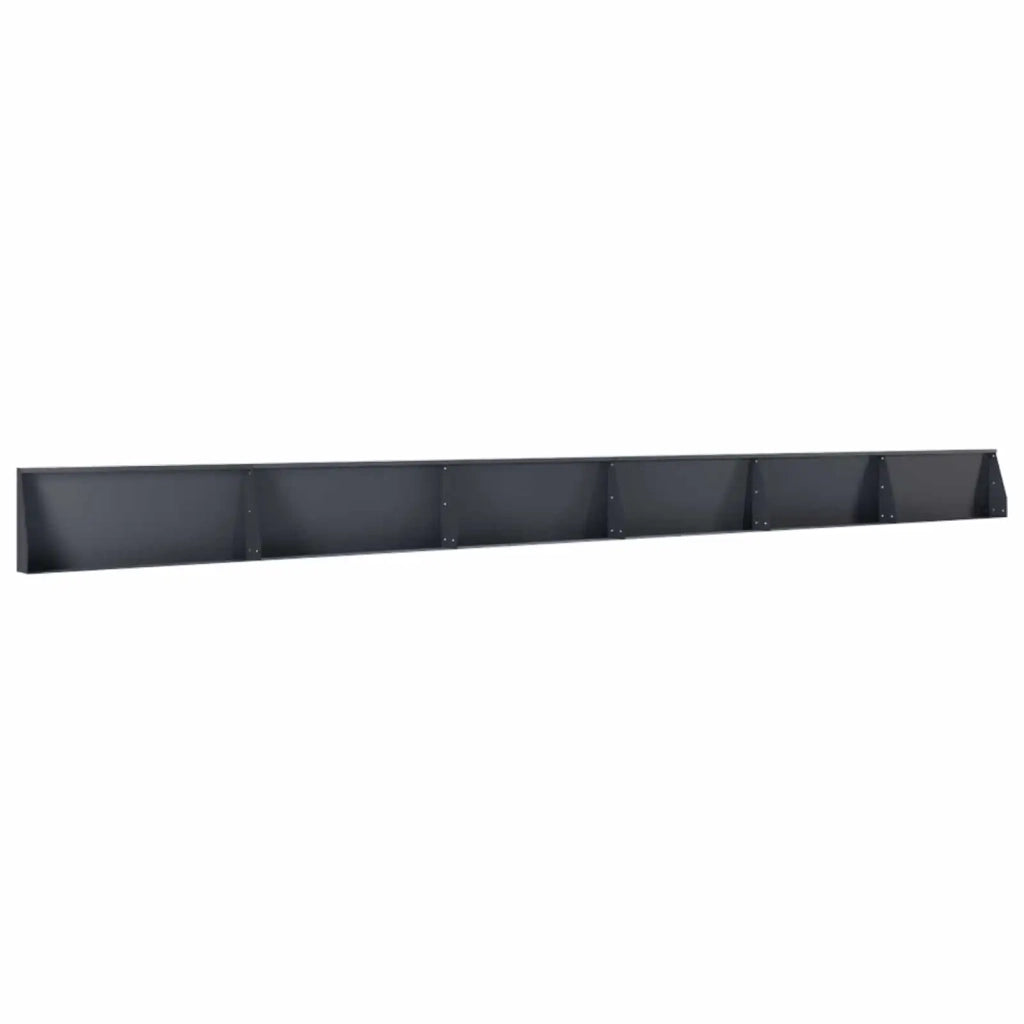 Muro di contenimento 6 pz 100 x 12 x 50 cm Acciaio Antracite 3449130
