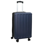 Valigia con blocco Blu scuro 43 x 27 x 66 cm Plastica ABS 42006243