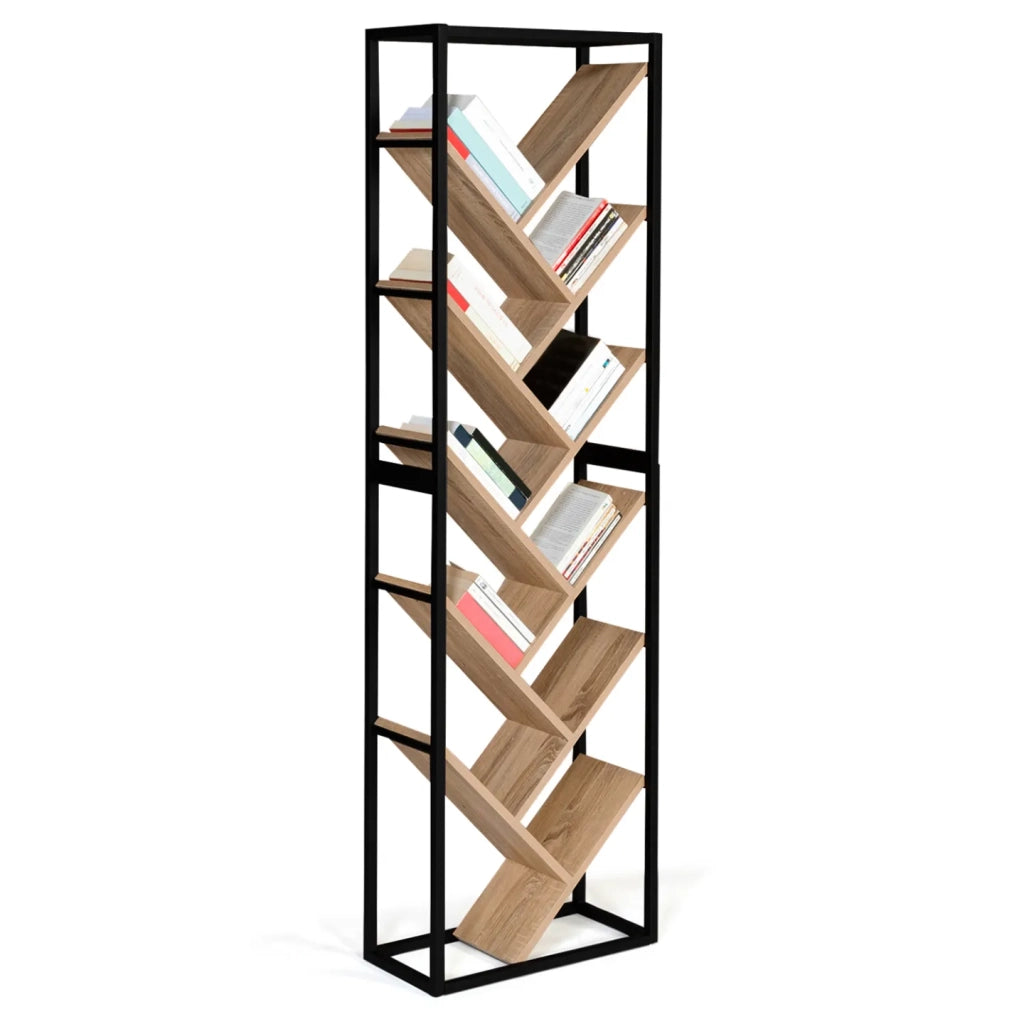 IDMarket - Libreria ad albero 10 livelli design industriale DETROIT