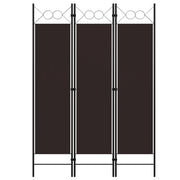 Paravento a 3 Pannelli Marrone 120x180 cm cod mxl 72002