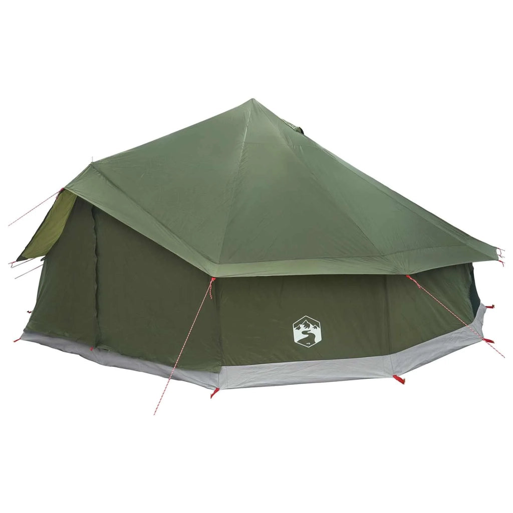 Tenda Tipi Verde Oliva 600 x 600 x 350 cm Poliestere e Acciaio 42029030