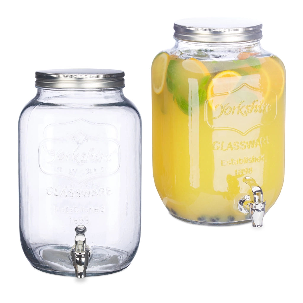 CARAFFA DISPENSER CON TAPPO ERMETICO Ø cm 18 x 30 - litri 5,5